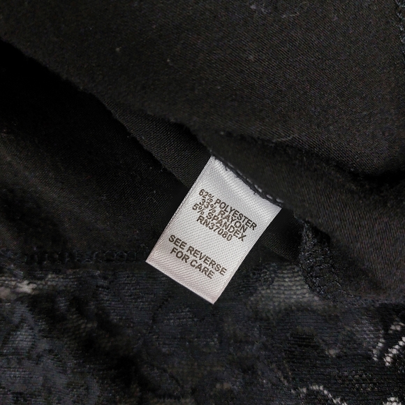 CATO WOMENS Y2K BLACK WITCHY WHIMSIGOTH FAIRY GRUNGE LACE TRIM CAMI SIZE M - Picture 8 of 14